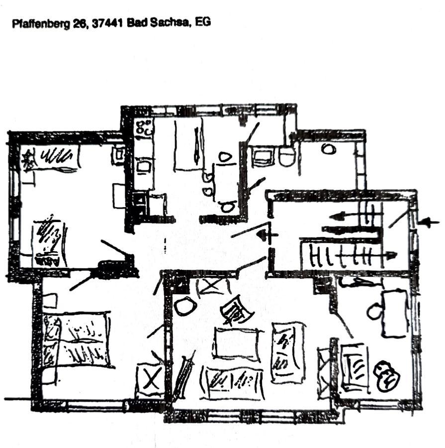 Sonneck Apartment Бад Захса Екстериор снимка